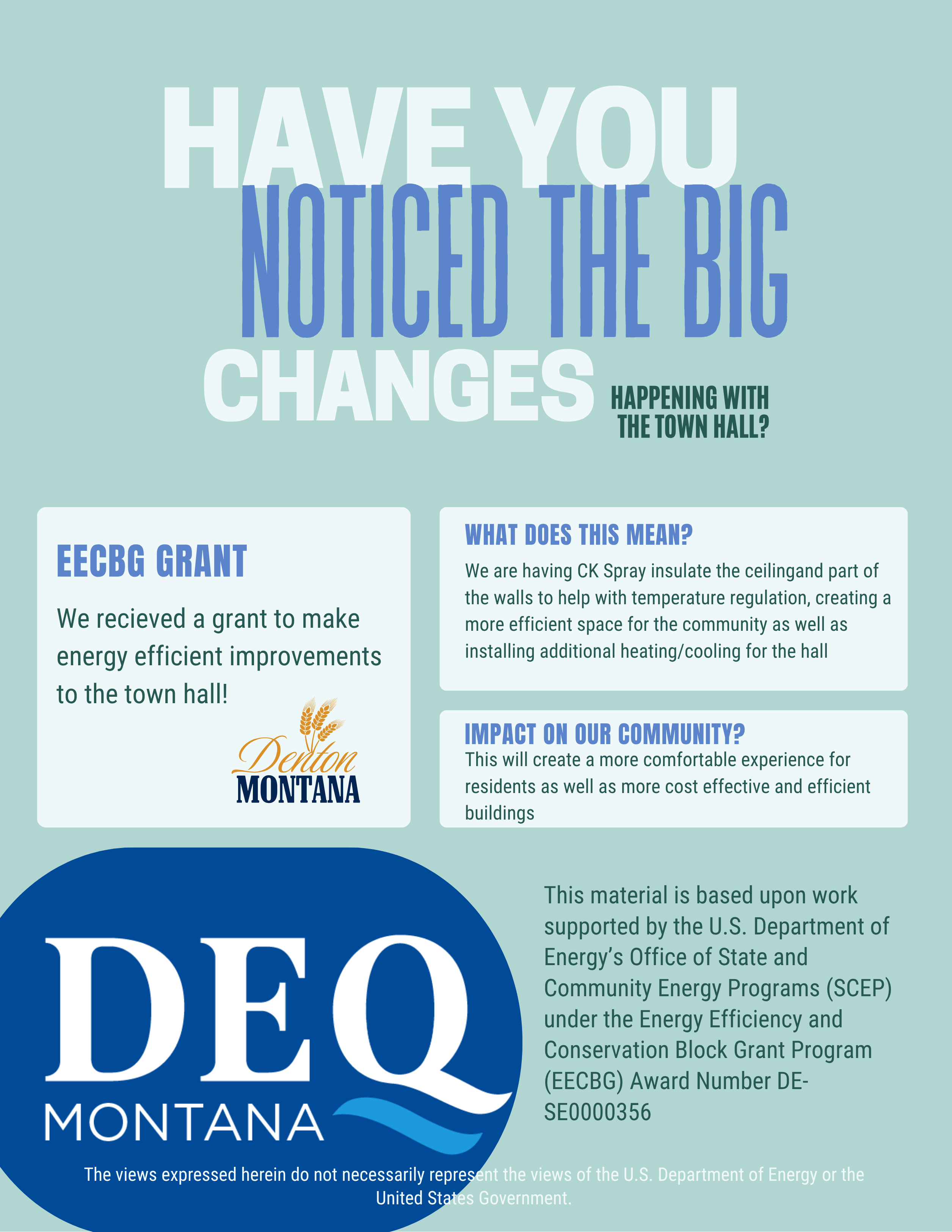 EECBG Grant Upgrades to the Town Hall